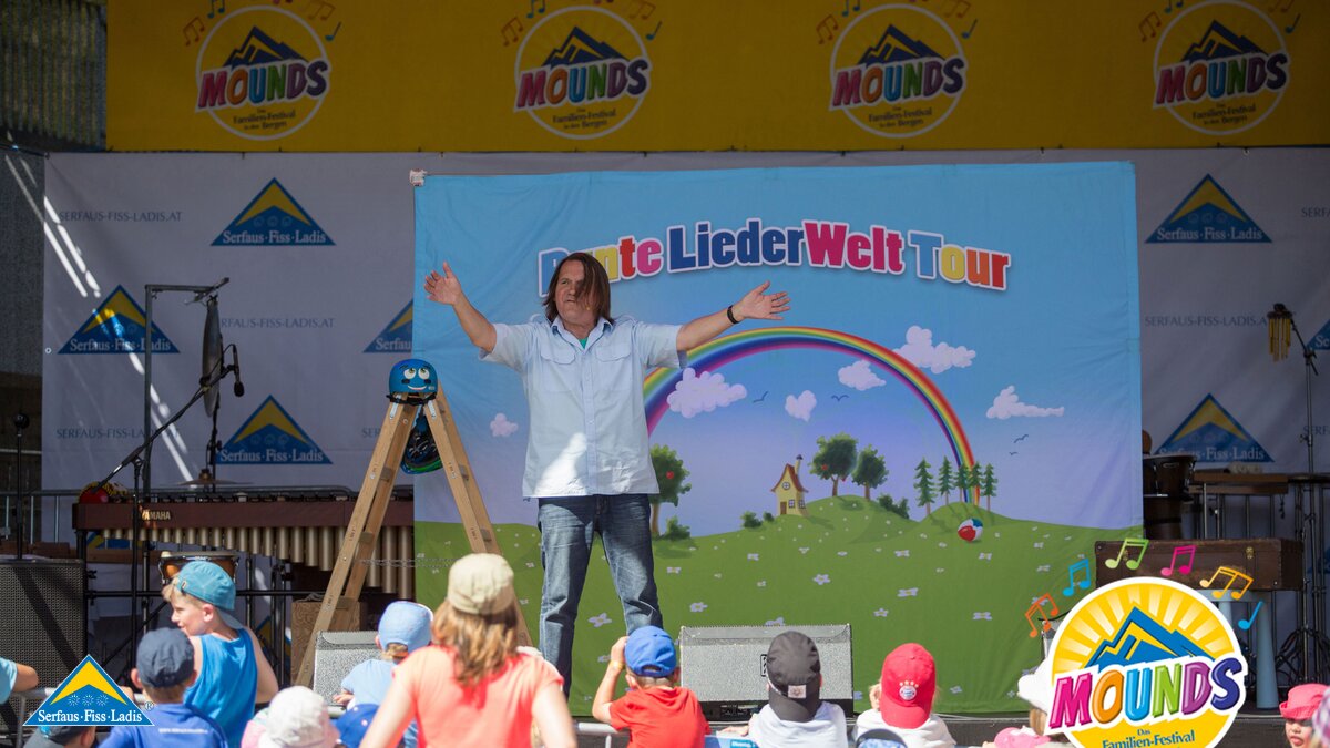 Detlev Jöcker | © Andreas Kirschner Detlev Jöcker beim Mounds Konzert in Serfaus Fiss Ladis in Tirol | © Andreas Kirschner