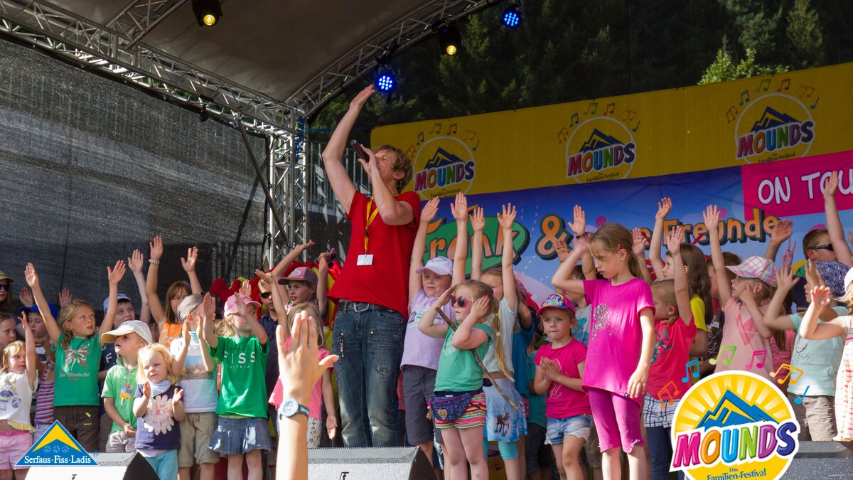 Frank und seine Freunde | © Andreas Kirschner Frank und seine Freunde beim Mounds Konzert in Serfaus Fiss Ladis in Tirol | © Andreas Kirschner