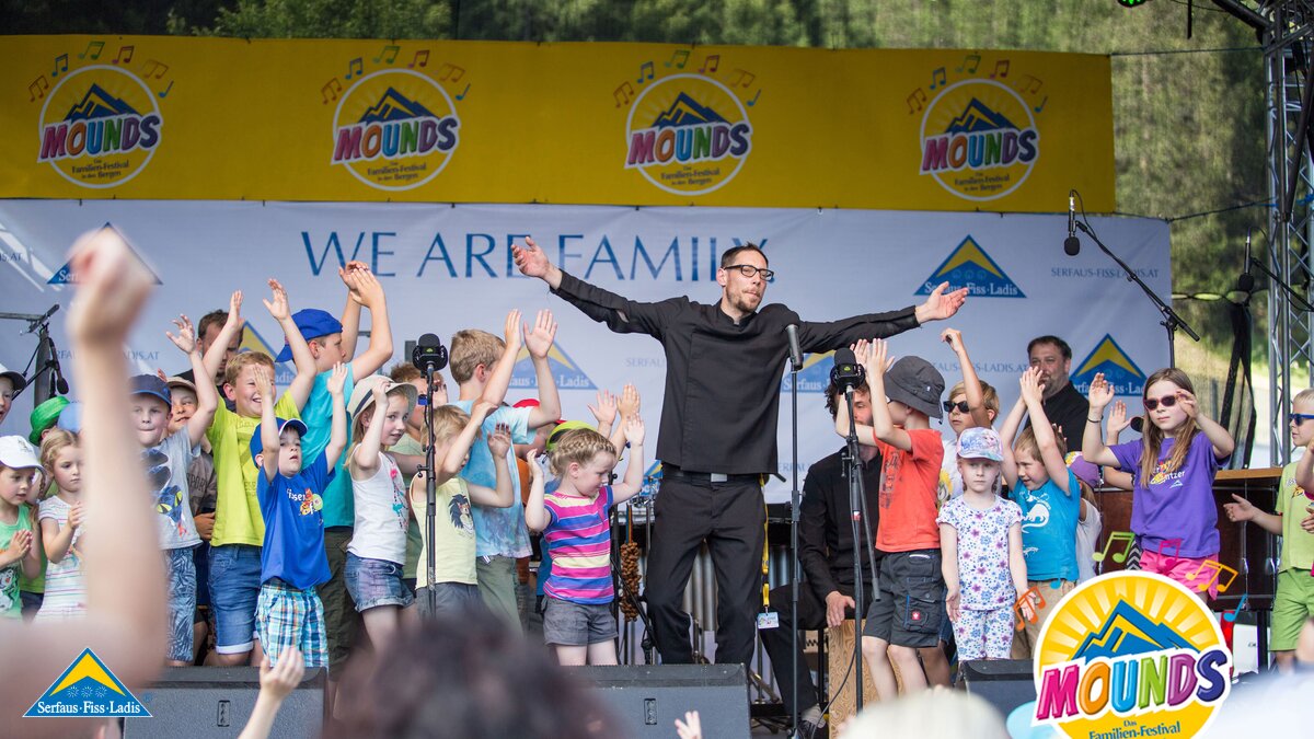 Tom der Trommler | © Andreas Kirschner Tom der Trommler beim Mounds Konzert in Serfaus Fiss Ladis in Tirol | © Andreas Kirschner