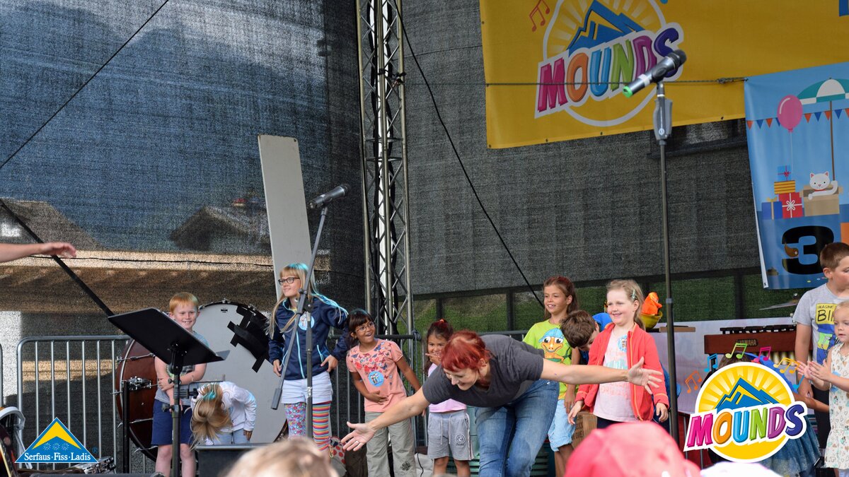 Konzert mit 3Berlin | © Serfaus Fiss Ladis Konzert mit 3Berlin auf der MOUNDS Festivalbühne in Serfaus Fiss Ladis in Tirol | © Serfaus Fiss Ladis