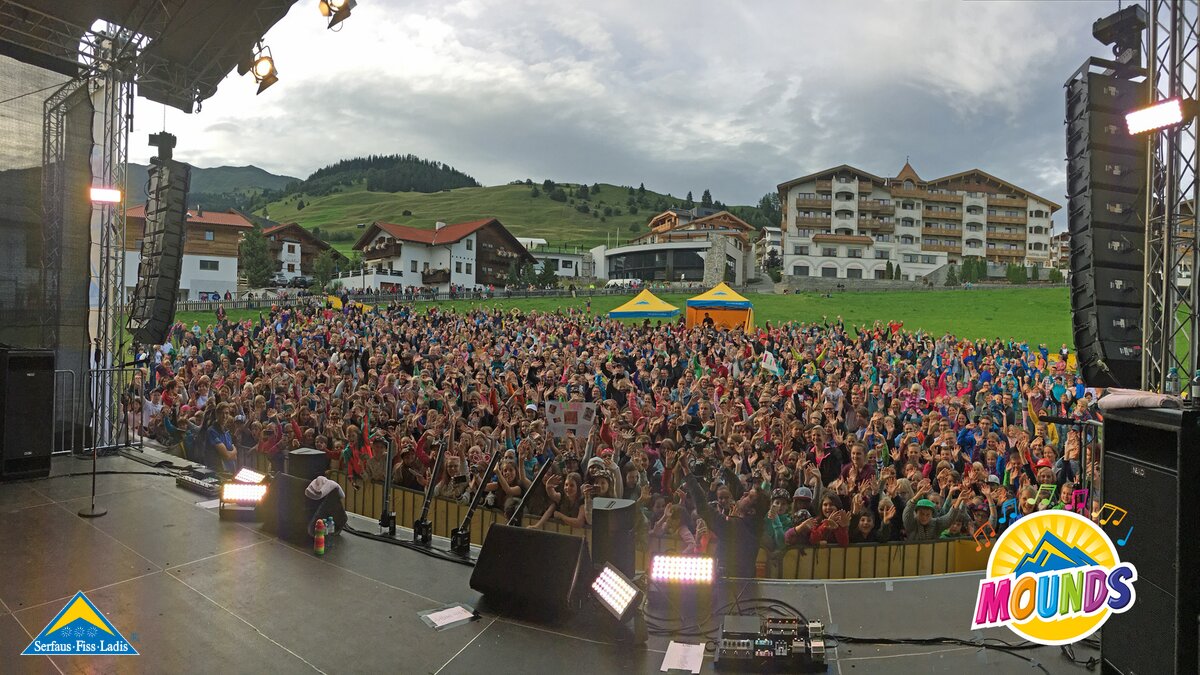 LINA wusste zu begeistern | © Serfaus Fiss Ladis LINA wusste zu begeistern beim großen MOUNDS Abschlusskonzert in den Bergen von Serfaus Fiss Ladis in Tirol | © Serfaus Fiss Ladis