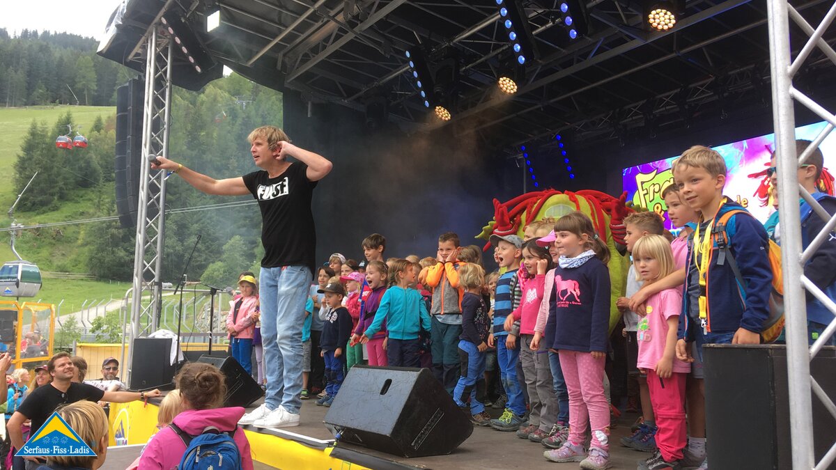 Konzert Frank und seine Freunde | © Serfaus-Fiss-Ladis Frank und seine Freunde bei MOUNDS in Serfaus-Fiss-Ladis in Tirol | © Serfaus-Fiss-Ladis