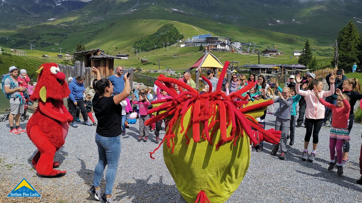 Workshop Frank und seine Freunde | © Serfaus-Fiss-Ladis Frank und seine Freunde bei MOUNDS in Serfaus-Fiss-Ladis in Tirol | © Serfaus-Fiss-Ladis