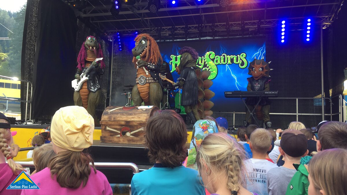 Konzert Heavysaurus | © Serfaus-Fiss-Ladis Heavysaurus bei MOUNDS in Serfaus-Fiss-Ladis in Tirol | © Serfaus-Fiss-Ladis