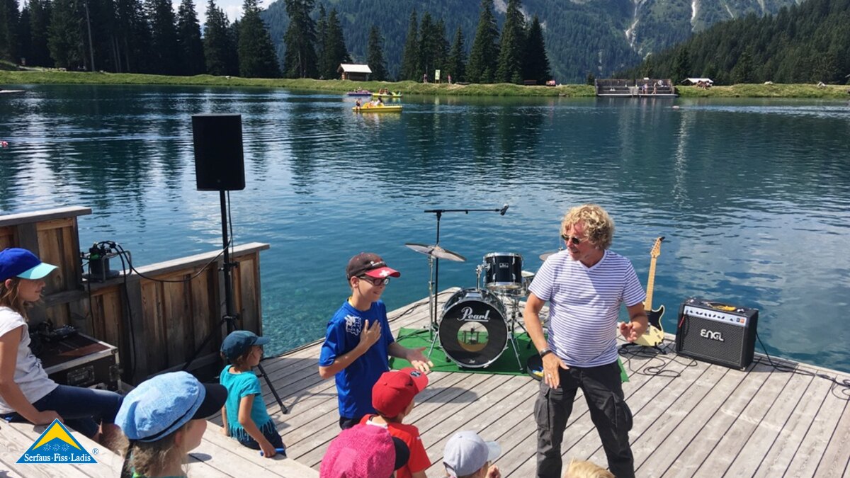 Workshop Mirko | © Serfaus-Fiss-Ladis Mirko Frank bei MOUNDS in Serfaus-Fiss-Ladis in Tirol | © Serfaus-Fiss-Ladis