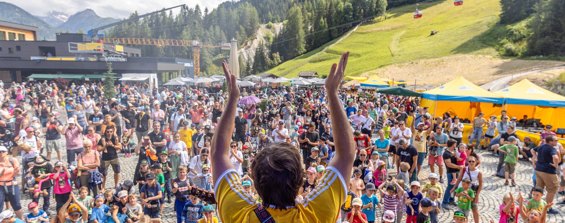 Konzert mit Honigkuchenpferde beim Mounds 2024 | © Serfaus-Fiss-Ladis Marketing GmbH | Fabian Schirgi